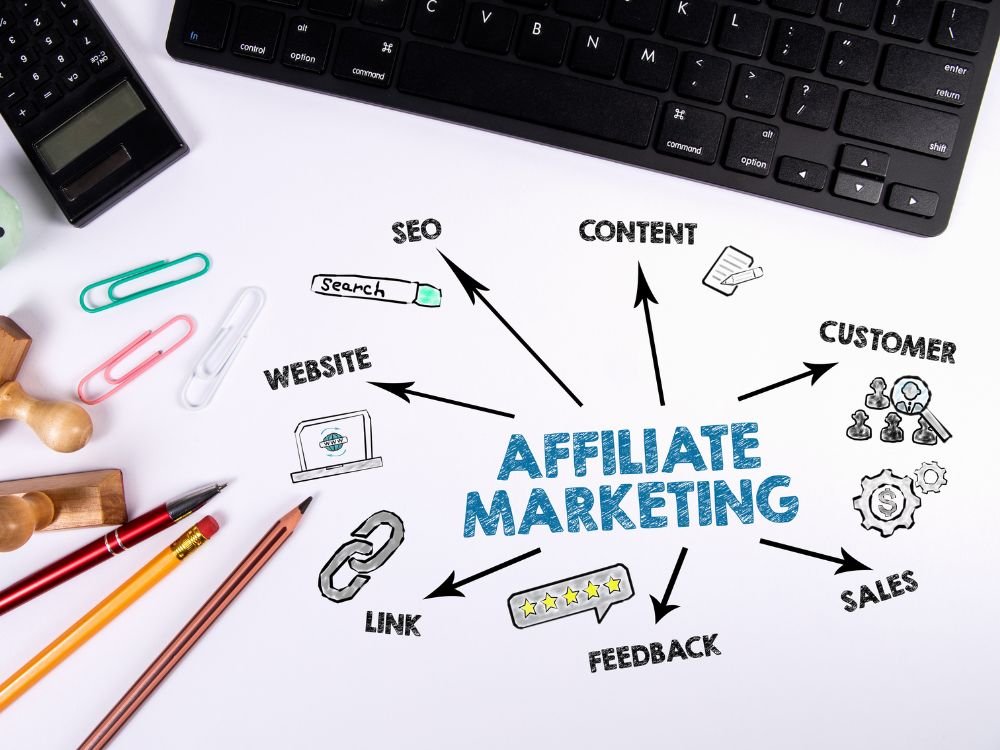 An image that depicts what is affiliate marketing.