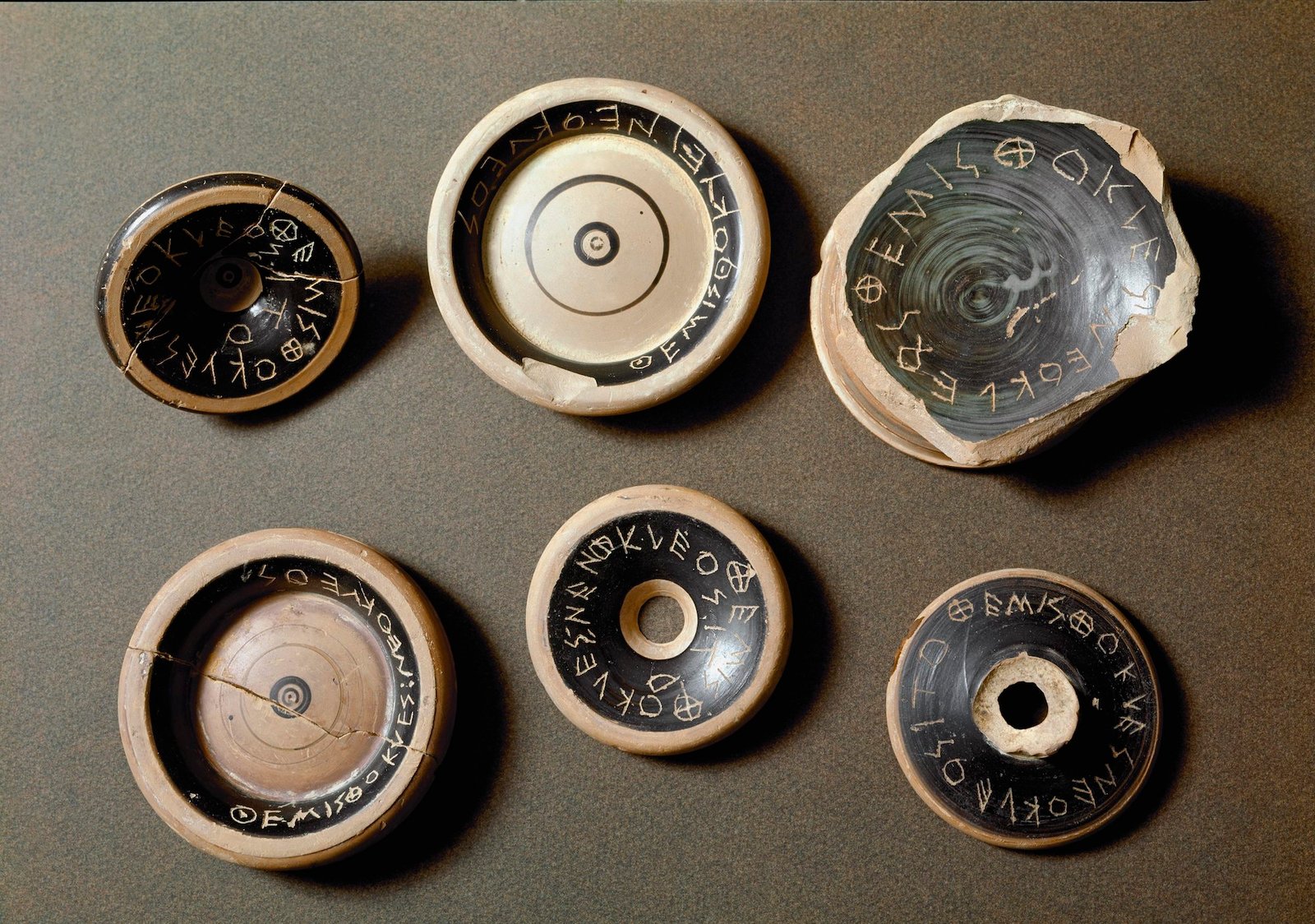 Ostraka are shards of pottery that were used as a voting ballot in ancient Greece. Photo: Getty Images via National Geographic
