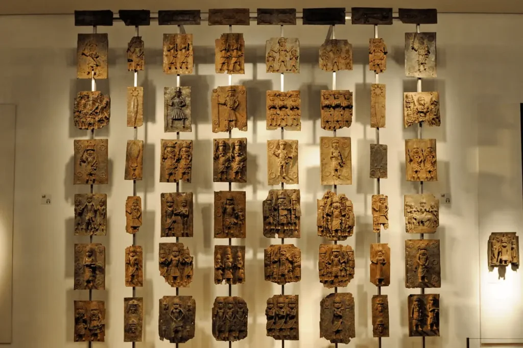Benin Bronzes on display at the British Museum. Photo: Son of Groucho via Independent 