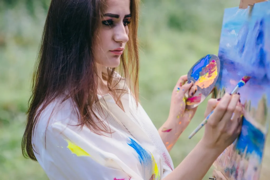 painting as self-expression and benefits of learning new skills through art